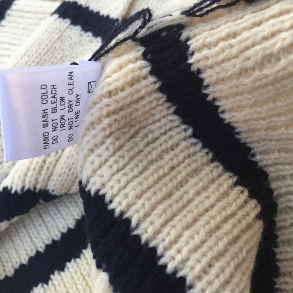 Striped sweater white/Cream S - Picture 6 of 7
